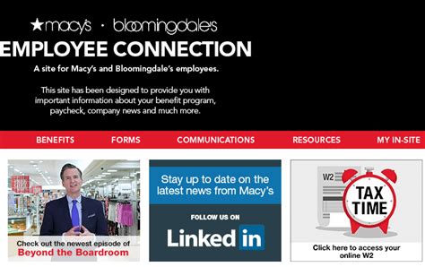 bloomingdale's employee login|employee connection net.